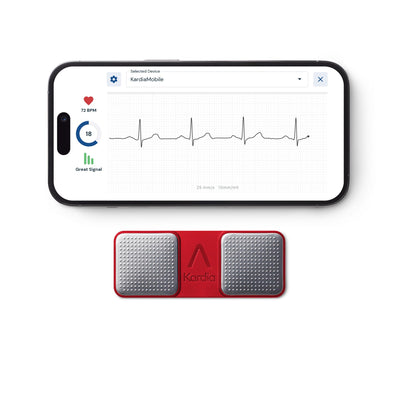 KardiaMobile 1-Lead Personal EKG Monitor – Record at Home – Detects AFib & Irregular Arrhythmias – Easy Results in 30 Seconds – Works w/Most Smartphones