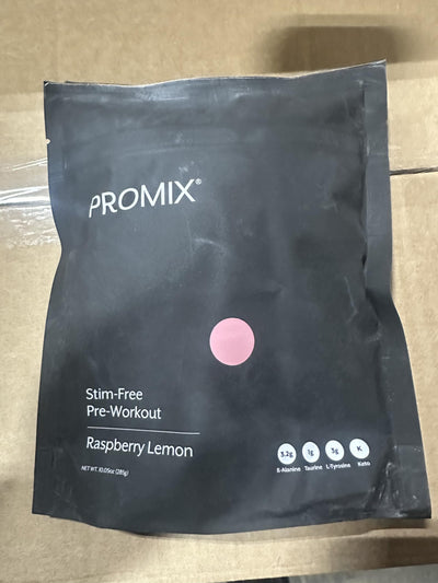 Promix Pre-Workout Powder, Strawberry Lemon – Boosts Focus, Energy & Endurance – With Caffeine, B12, Beta-Alanine & L-Tyrosine – Gluten & Dairy-Free, 10.05 oz