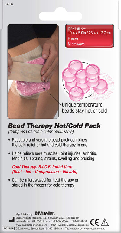 MUELLER Sports Medicine Reusable Cold & Hot Pack, Ice Pack for Injuries and Pain Relief, Blue
