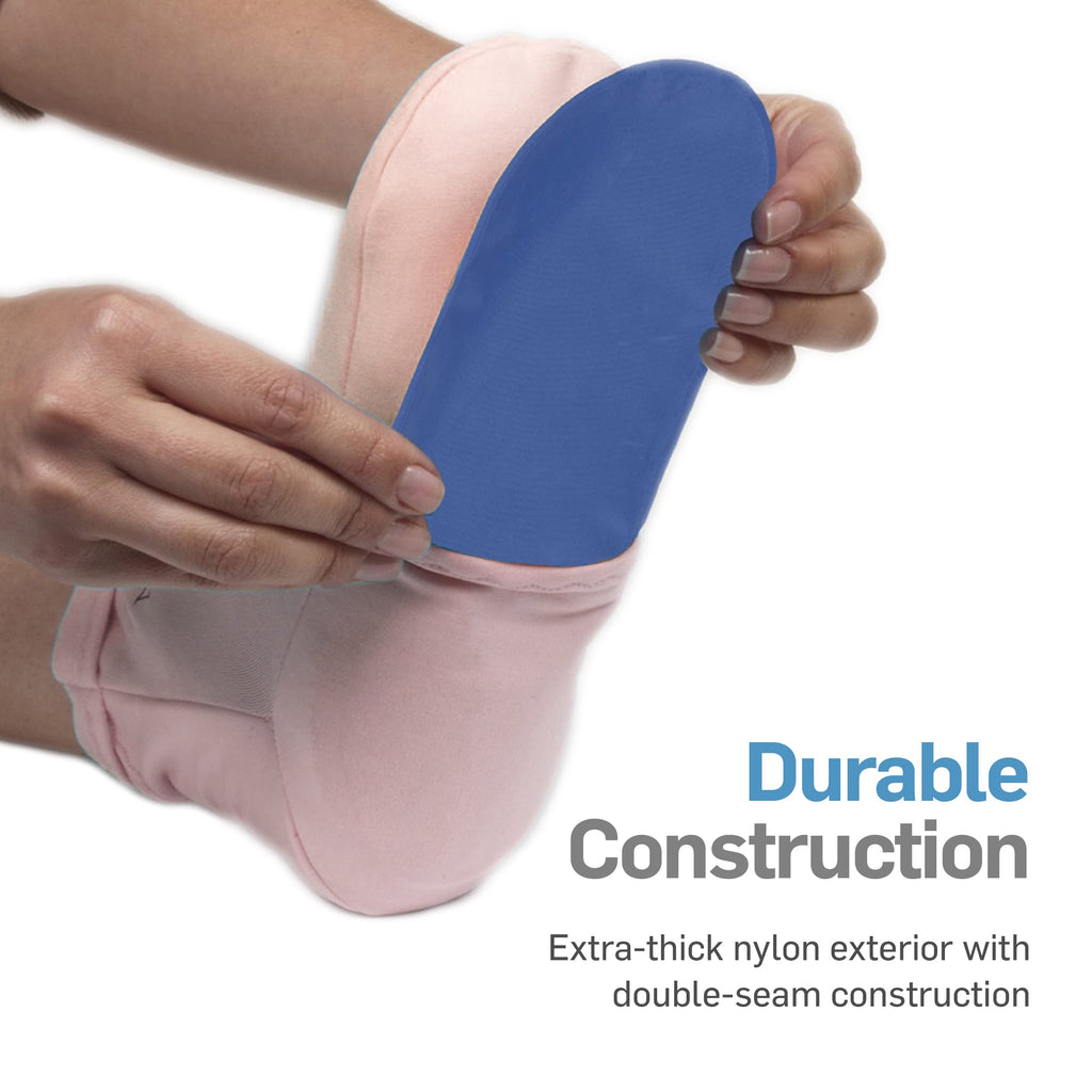 NatraCure Cold Therapy Socks - Reusable Foot Ice Pack - Cooling Socks for Hot Feet, Cold Feet Session for Chemo Socks, Neuropathy Pain Socks, CRPS Relief, Ice Pack for Feet - Size: Small/Medium