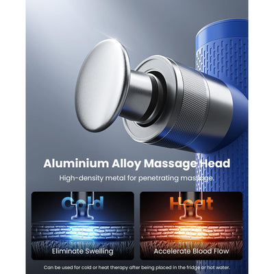 BOB AND BRAD A7 Pro Massage Gun with Heat and Cold Therapy, FSA Eligible/HSA Eligible, 11mm Amplitude Mini Massage Gun Deep Tissue Portable, Professional Muscle Massager for Pain Relief, Ideal Gift