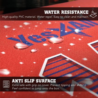 Yes4All 3-in-1 Soft-Padded Plyo Box With Wooden Core, Non-Slip Multi-Use Cushioned Plyometric Jump Box with Vinyl Cover for Jumping, Conditioning, Strength Training