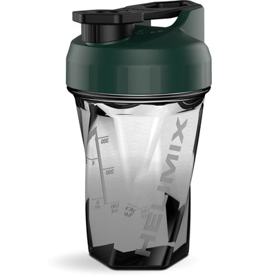 HELIMIX 2.0 Vortex Blender Shaker Bottle Holds upto 28oz | No Blending Ball or Whisk | USA Made | Portable Pre Workout Whey Protein Drink Shaker Cup | Mixes Cocktails Smoothies Shakes | Top Rack Safe