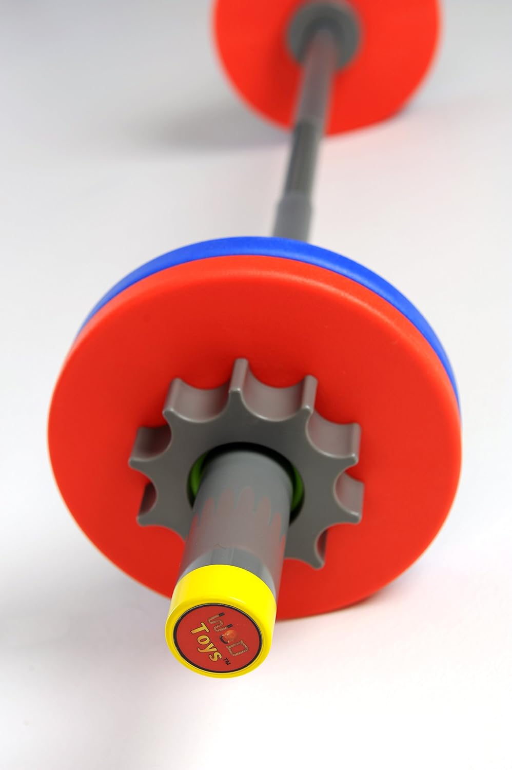 WOD Toys® Barbell Mini - Adjustable Kids Barbell Toy Weight Set for Kid Fitness, Weightlifting and Power lifting - Safe, Durable Kid's Gym Workout and Exercise Equipment for Toddlers and Children