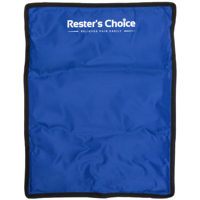 Rester's Choice Gel Cold & Hot Packs (2-Piece Set) Medium 5x10 in. Reusable Warm or Ice Packs for Injuries, Hip, Shoulder, Knee, Back Pain – Hot & Cold Compress for Swelling, Bruises, Surgery