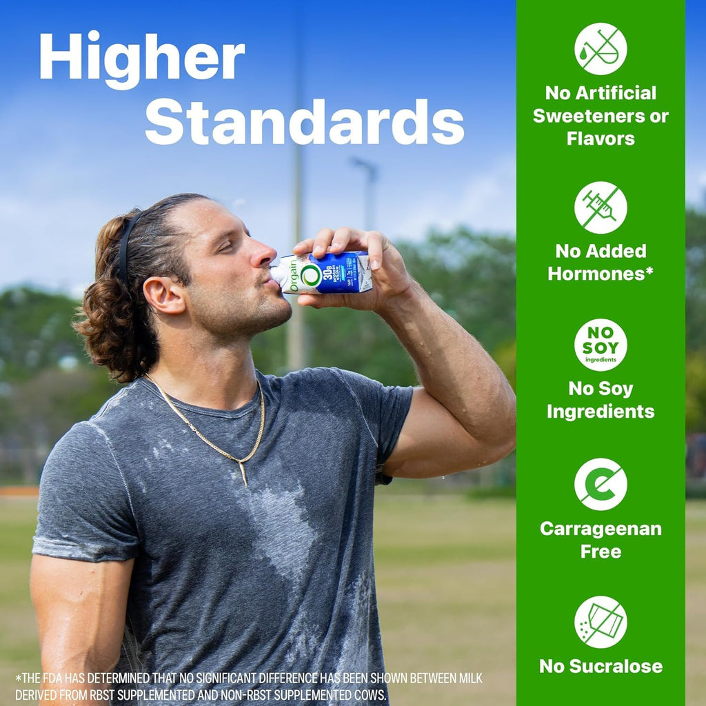 Orgain 30g High Protein Shake, Dairy Isolate Milk Protein, Vanilla Bean, 5g BCAAs, 1g Sugar Per Serving, Meal Replacement, Ready to Drink, Keto Friendly, Gluten-Free 11 Fl Oz (Pack of 12)