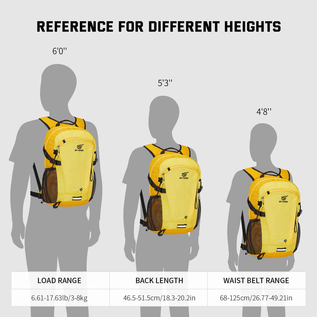 SKYSPER Small Hiking Backpack, 20L/30L Lightweight Travel Backpacks Hiking Daypack for Women Men