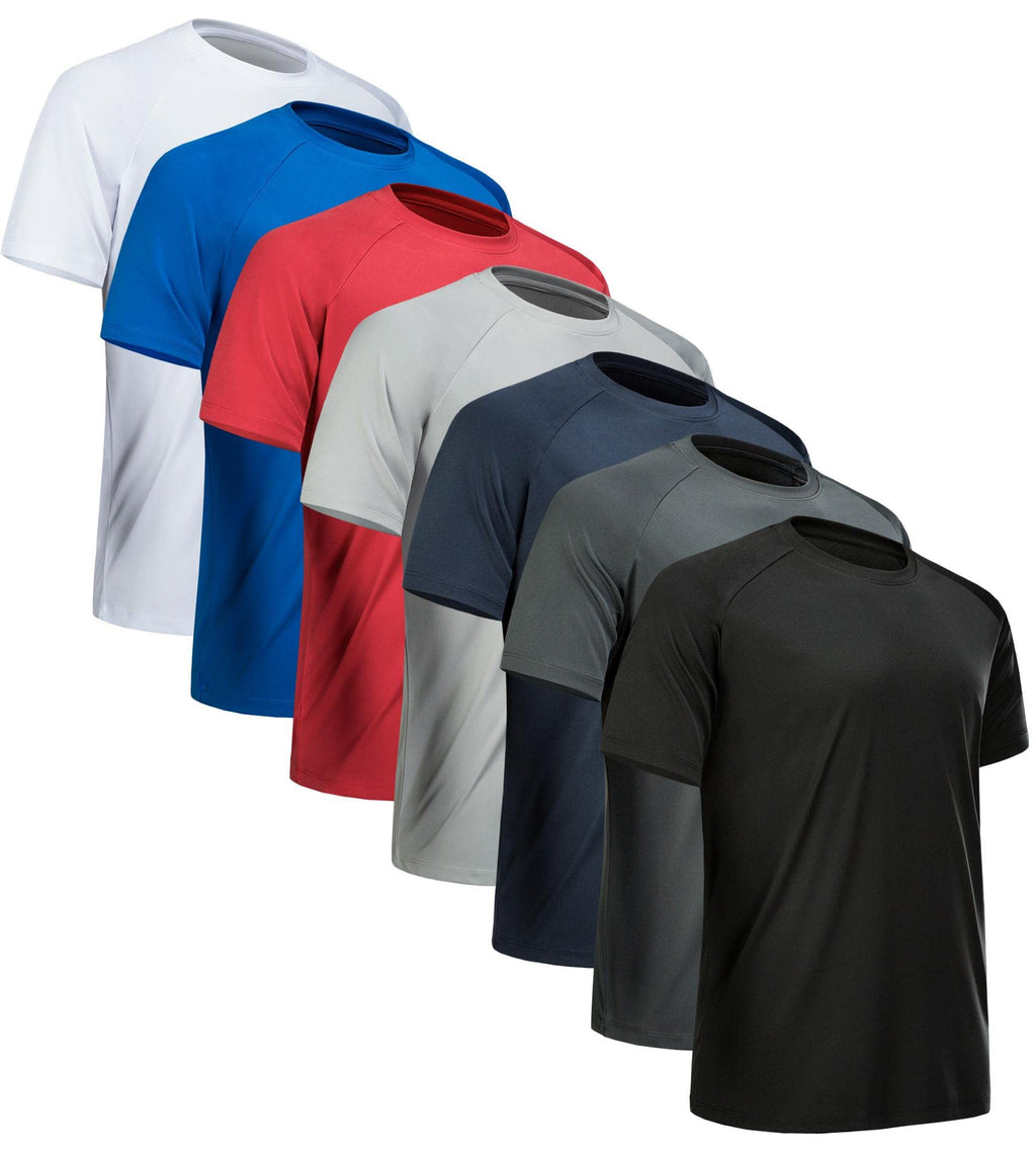 CE' CERDR Mens Workout Shirts Quick Dry Performance Short Sleeve Athletic Shirts