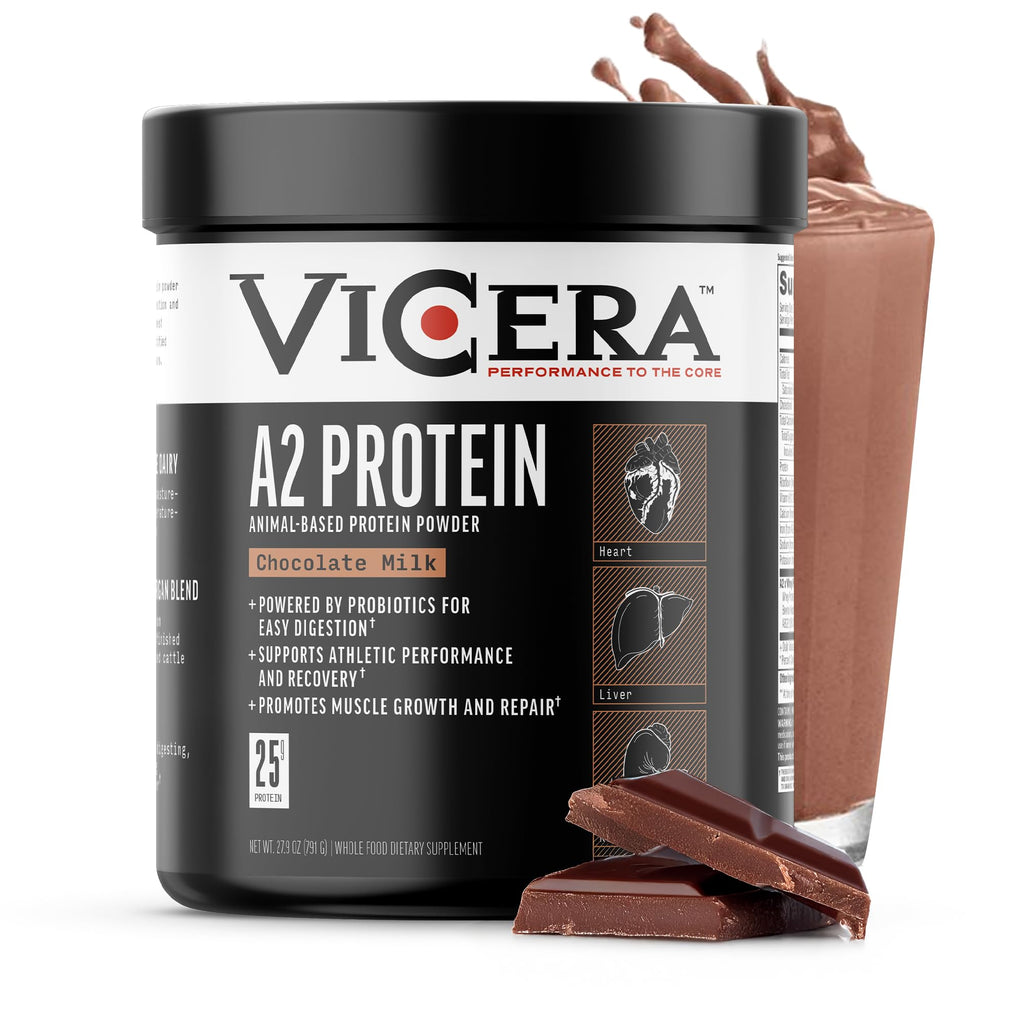 A2 Protein Powder, Peppermint Milkshake, 25 G Protein per Serving, Organic A2/A2 Whey Casein Blend With Probiotics and Celtic Sea Salt, Gluten Free Workout Supplement, Non GMO, 20 Serv, 27.4 Oz