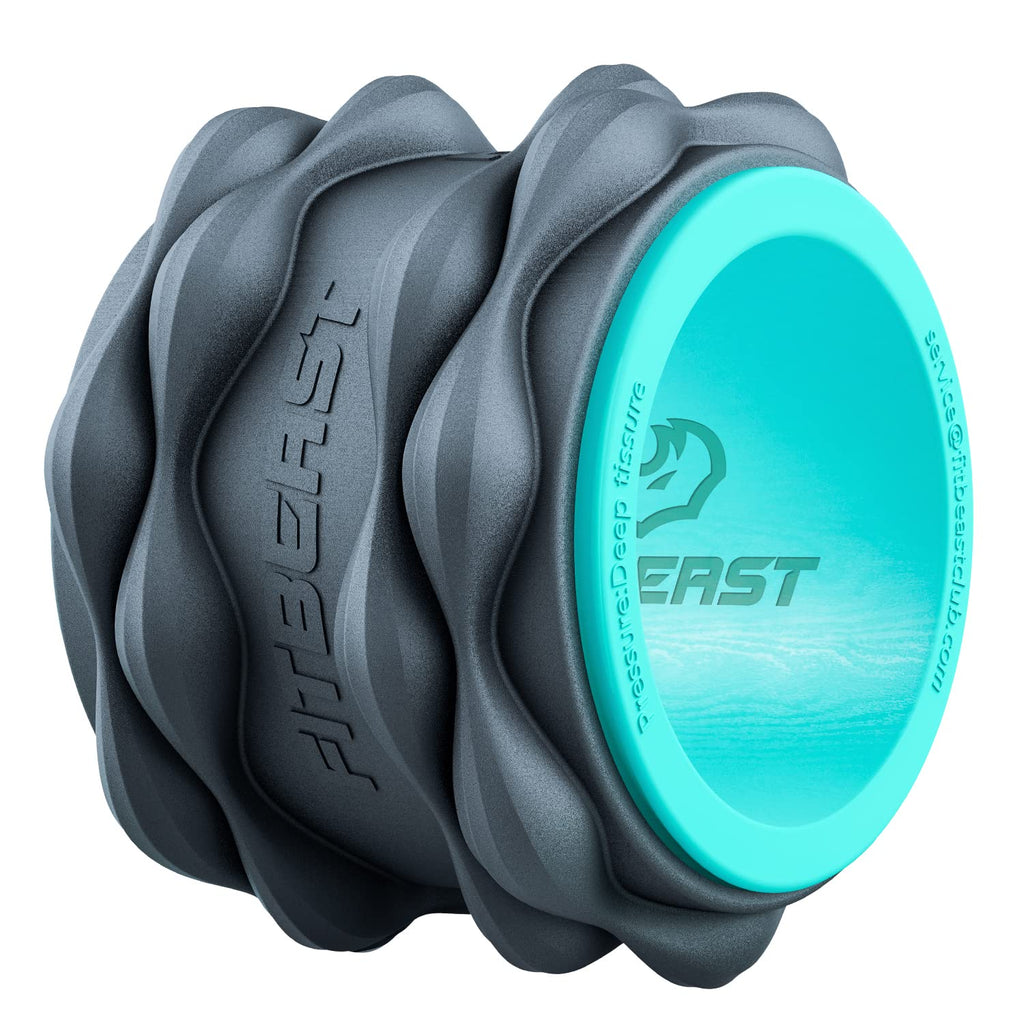 FitBeast Back Roller, Back Wheel Foam Roller - Targeted Muscle Roller for Deep Tissue Massage, Back Stretcher