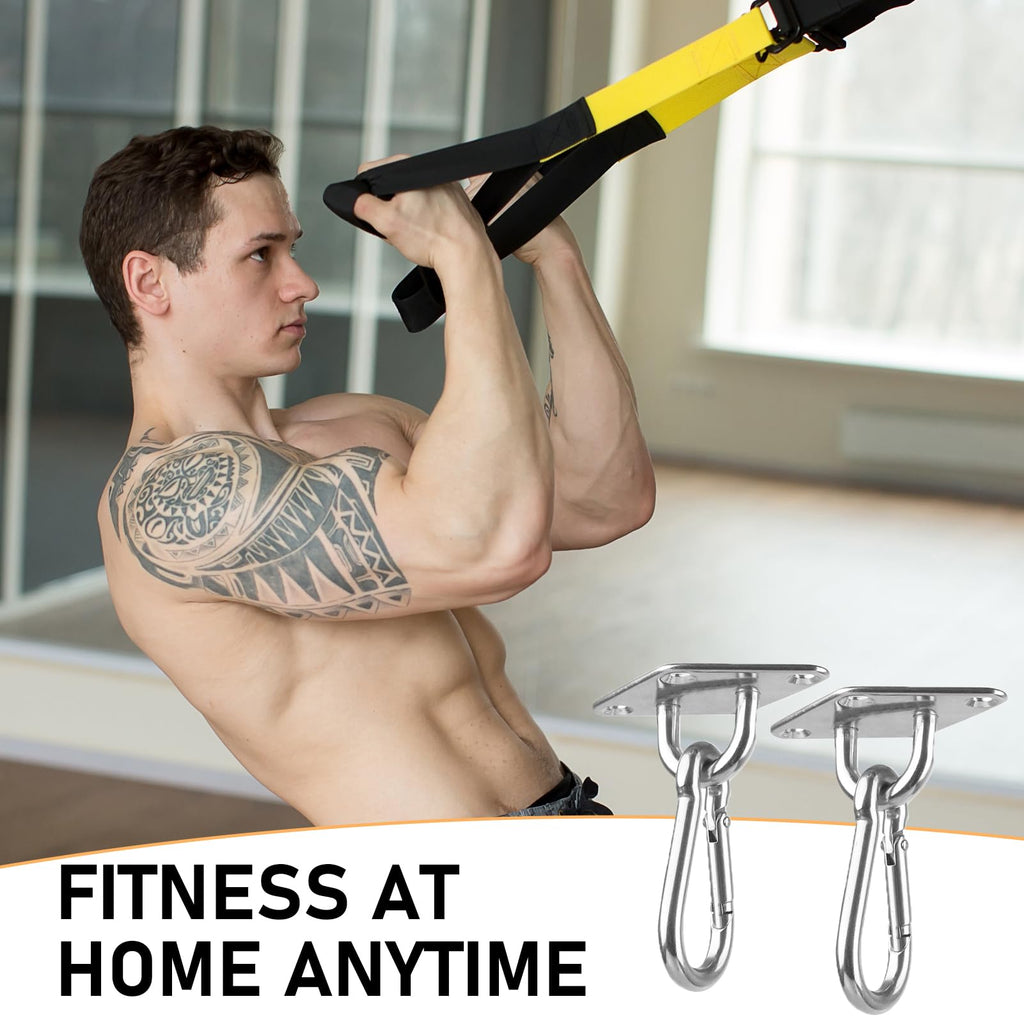 Wall Mount for Resistance Bands, Workout Anchors Wall Resistance with Hook for Fitness Bands, Space Saving Workout Equipment for Home Gym Weight Straps Suspension Training Exercise