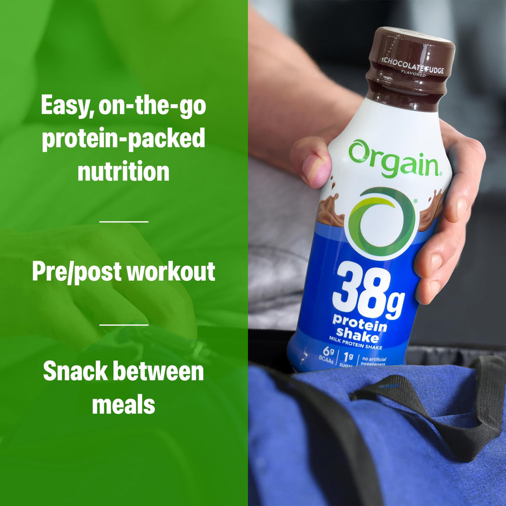 Orgain 30g High Protein Shake, Dairy Isolate Milk Protein, Vanilla Bean, 5g BCAAs, 1g Sugar Per Serving, Meal Replacement, Ready to Drink, Keto Friendly, Gluten-Free 11 Fl Oz (Pack of 12)