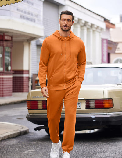 COOFANDY Sweatsuits for Men 2 Piece tracksuit Sets Full Zip Hoodie Sweatpants for Men Casual Sports Jogging Suits S-4XL