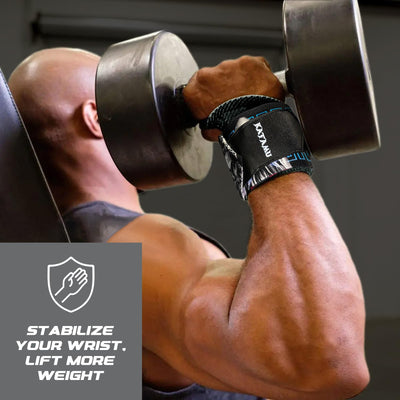 Katamu | Premium Wrist Straps | Wrist Support for Weighlifting, Powerlifting and Bodybuilding