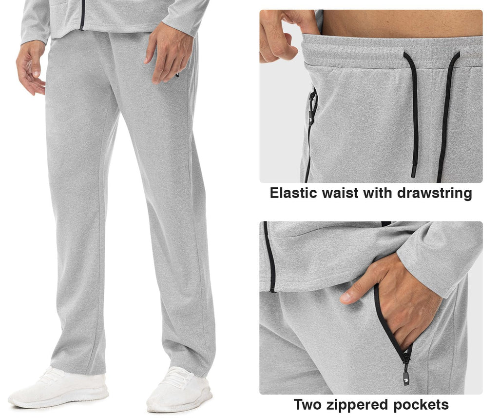 Rdruko Men's Track Sweat Suits 2 Piece Set Sweatsuits Tracksuits Jogging Workout Gym Athletic Suits with Hood