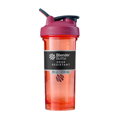 BlenderBottle Shaker Bottle Pro Series Perfect for Protein Shakes and Pre Workout, 28-Ounce, Black