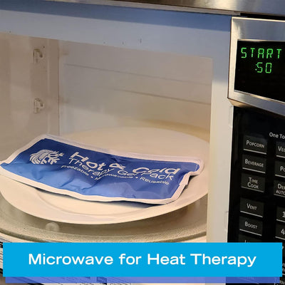 Roscoe Medical Gel Soft Flexible Ice Packs for Injuries, Reusable Freezer Hot and Cold Pack, Cold Compress & Cooling Gel Pad for Shoulder, Hip, Leg, Arm, Ankle & Foot Injury, 7.5 x 11 Inches, Medium