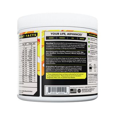 Advanced Energy - Energy Boosting Formula with Electrolytes for Hydration - L-Theanine to Combat Jitters - Sugar Free & Keto Friendly - No Maltodextrin (40 Servings) (Rocket Pop)