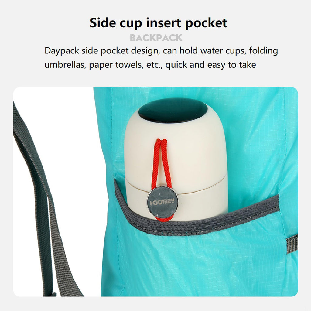 16L Lightweight Foldable Hiking-Backpack Small Packable-Daypack For Travel,Ultralight Water-Resistant Gym Bag Men Women Easy Carry-on (Royal Blue)