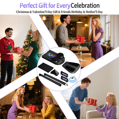 Pilates Board, Foldable Pilates Reformer Set for Home Workout with Timer, Multifunctional Portable Reformer Pilates Machine at Home Pilates Equipment