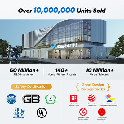 MERACH Foldable Rowing Machines for Home, Magnetic Rowing Machine with 16-Level, Compact Row Saves 20% Space, 350 LBS Load Capacity, Free MERACH App and 1000+ Champion Coaching Course & Games