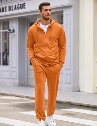 COOFANDY Sweatsuits for Men 2 Piece tracksuit Sets Full Zip Hoodie Sweatpants for Men Casual Sports Jogging Suits S-4XL