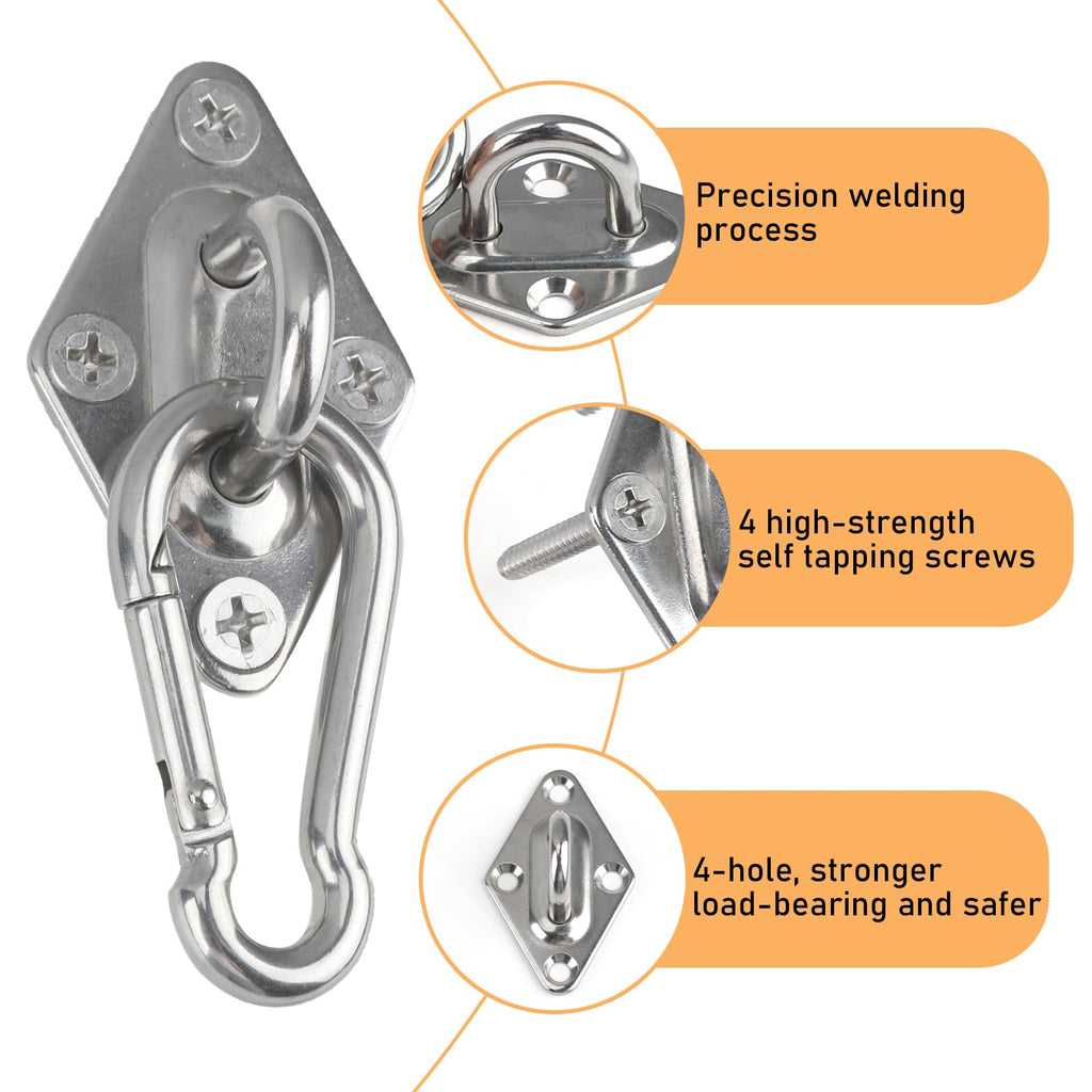 Wall Mount for Resistance Bands, Workout Anchors Wall Resistance with Hook for Fitness Bands, Space Saving Workout Equipment for Home Gym Weight Straps Suspension Training Exercise