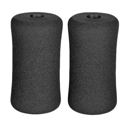 Sponge Foam Foot Pad Roller Pair, Used for Replacing Gym Exercise Equipment, Suitable for 1-inch Rod (Foam 5.12" X 2.76" Od X 0.87" Id)