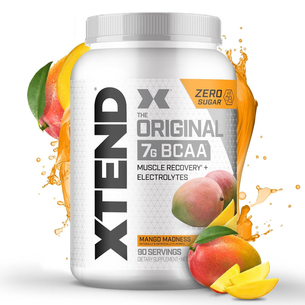 Xtend Original BCAA Powder 7g BCAA and 2.5g L-Glutamine, Sugar Free Post Workout Muscle Recovery Drink with Amino Acids for Men & Women, 30 Servings