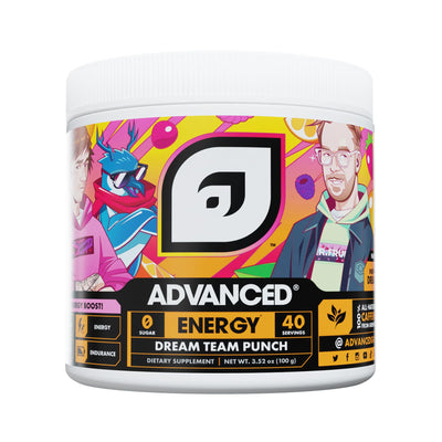 Advanced Energy - Energy Boosting Formula with Electrolytes for Hydration - L-Theanine to Combat Jitters - Sugar Free & Keto Friendly - No Maltodextrin (40 Servings) (Rocket Pop)