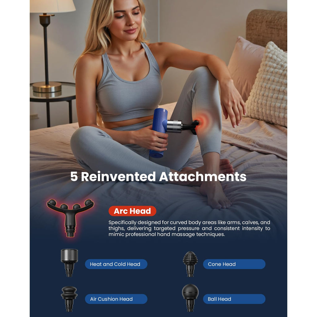 BOB AND BRAD A7 Pro Massage Gun with Heat and Cold Therapy, FSA Eligible/HSA Eligible, 11mm Amplitude Mini Massage Gun Deep Tissue Portable, Professional Muscle Massager for Pain Relief, Ideal Gift