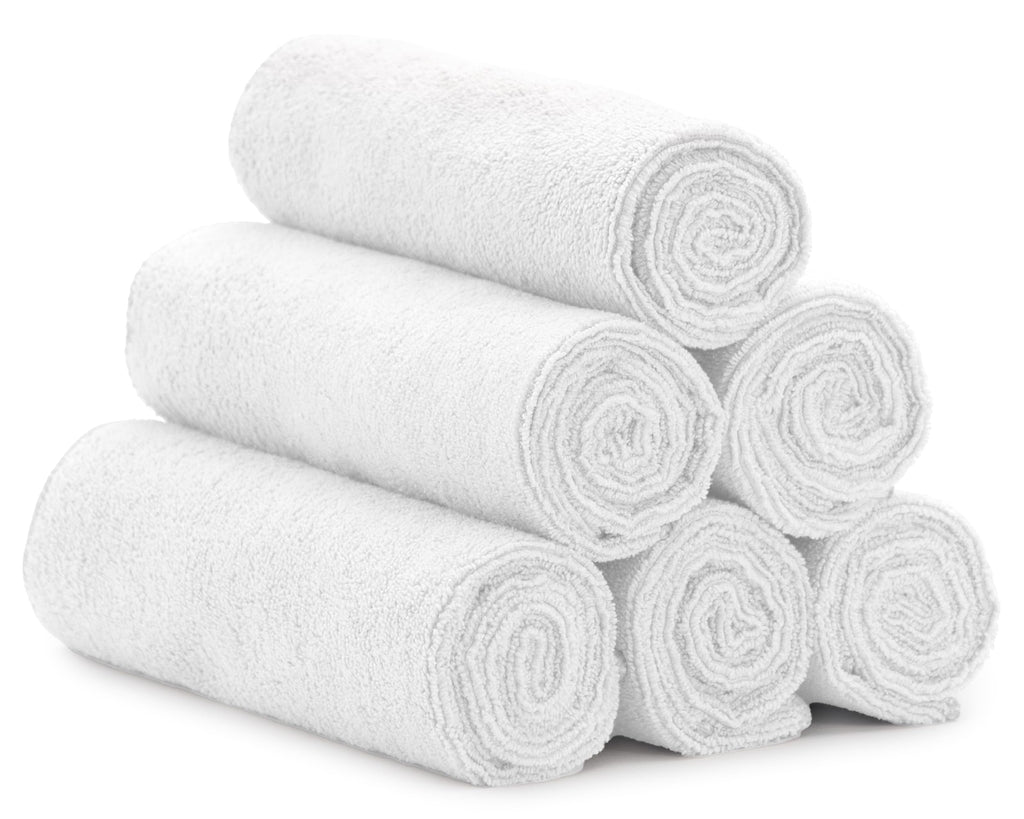 S&T INC. Microfiber Gym Towels, Yoga Towel for Home and Gym Bag, 16 Inch x 27 Inch, 6 Pack