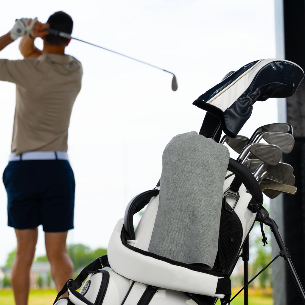 S&T INC. Microfiber Gym Towels, Yoga Towel for Home and Gym Bag, 16 Inch x 27 Inch, 6 Pack