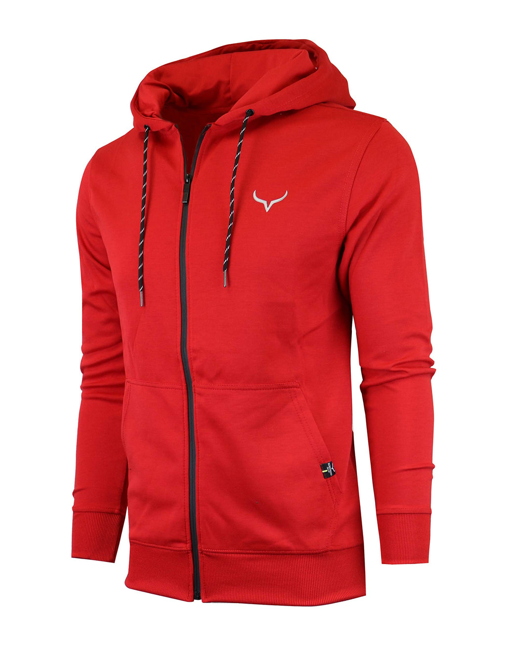 SCREENSHOT Sports Men's Gym Workout Full-Zip Hooded Active Sweatshirt