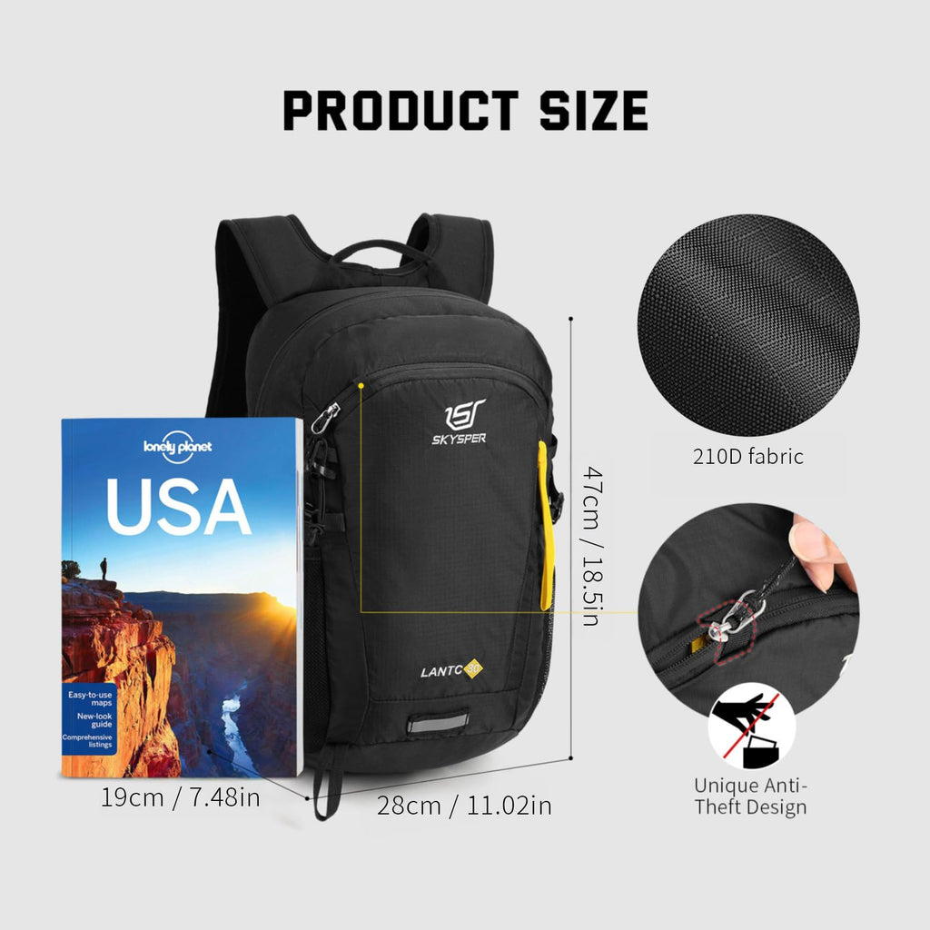 SKYSPER Small Hiking Backpack, 20L/30L Lightweight Travel Backpacks Hiking Daypack for Women Men