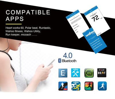 KYTO Heart Rate Monitor Chest Strap, ANT+/ Bluetooth, Compatible with iOS/Android APPs, Cycling/Yoga/Basketball/Running/Fitness Exercise/Boxing