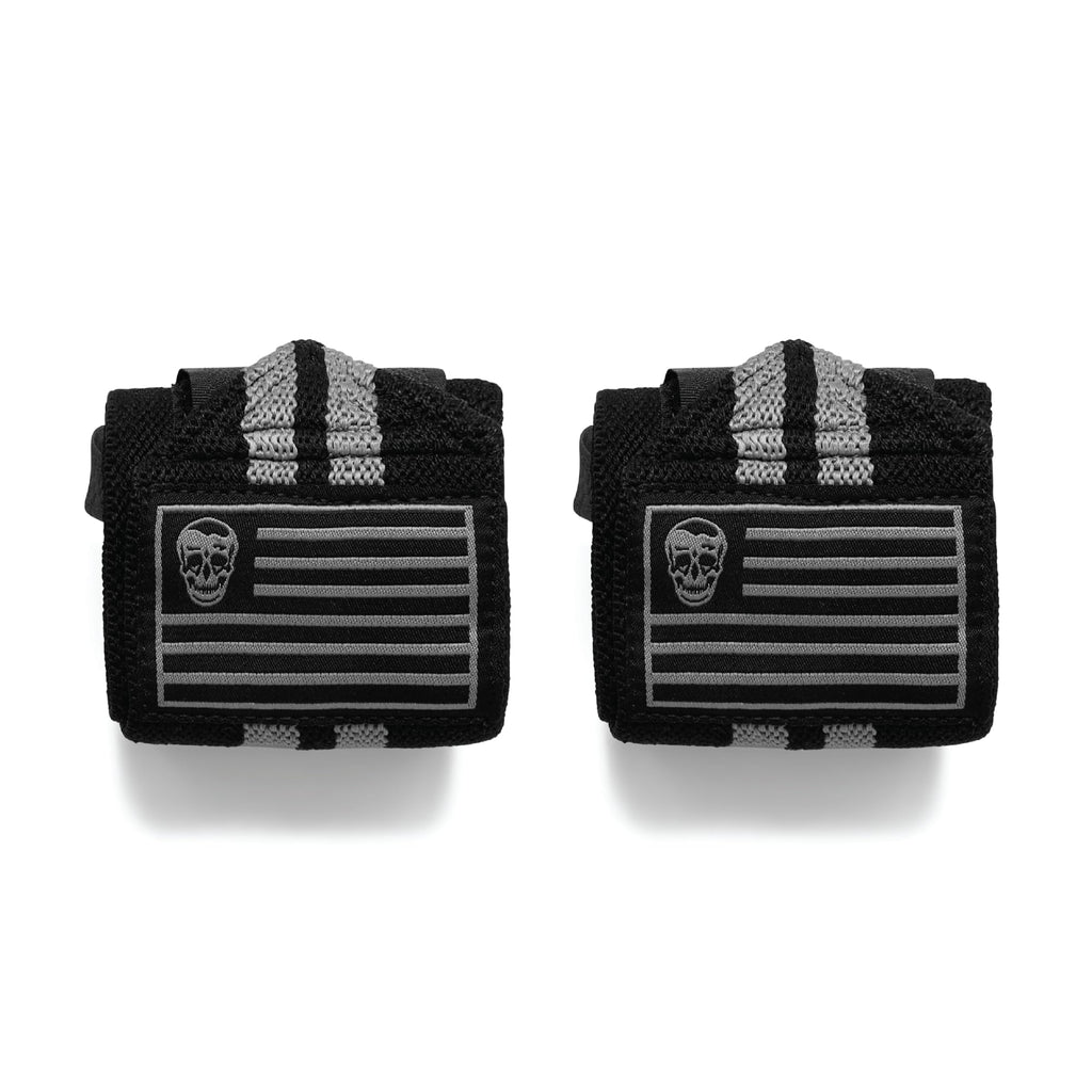 Gymreapers Weightlifting Wrist Wraps (IPF Approved) 18" Professional Quality Wrist Support with Heavy Duty Thumb Loop - Best Wrap for Powerlifting Competition, Strength Training, Bodybuilding