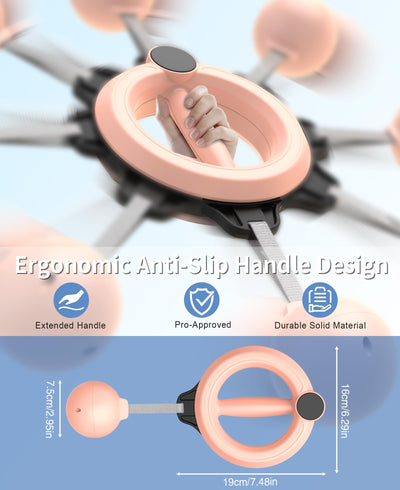 Arm Workout for Men and Women, 360° Hand-Crank Forearm Trainer, Chest Trainer,Shoulders and Arm Muscle Training Fitness Equipment, Home Workout Equipment and Gym Workouts