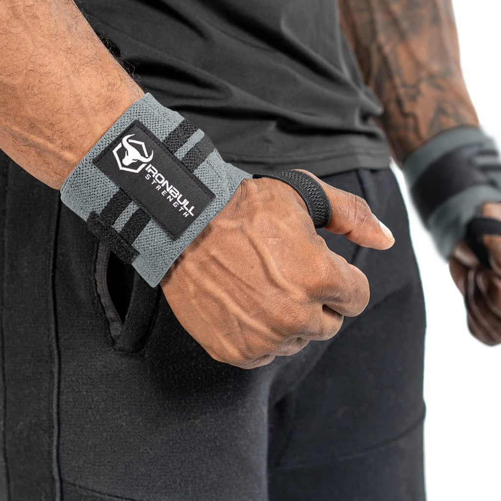 Wrist Wraps for Weightlifting (USPA & IPL Approved) - 18” Premium Quality Wrist Straps for Weightlifting - Weight Lifting Wrist Wraps with Thumb Loop - Best Gym Wrist Wraps for Lifting Weights, Curls & Dips - Lifting Wrist Wraps for Bench, Powerlifting &