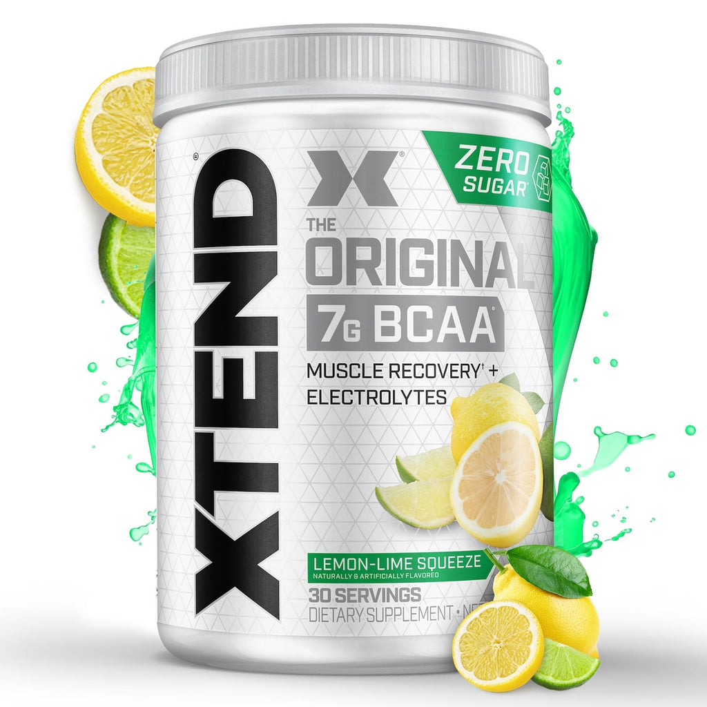 Xtend Original BCAA Powder 7g BCAA and 2.5g L-Glutamine, Sugar Free Post Workout Muscle Recovery Drink with Amino Acids for Men & Women, 30 Servings
