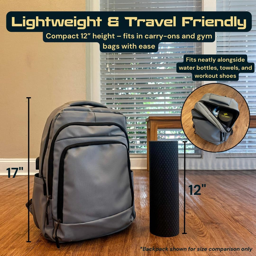 Fitizen Foam Roller – Muscle Massage Rehab Stiff Back Pain Physical Therapy Deep Tissue Firm Exercise Equipment Home Gym Stress Yoga Pilates for The Fit Citizen by FitNation