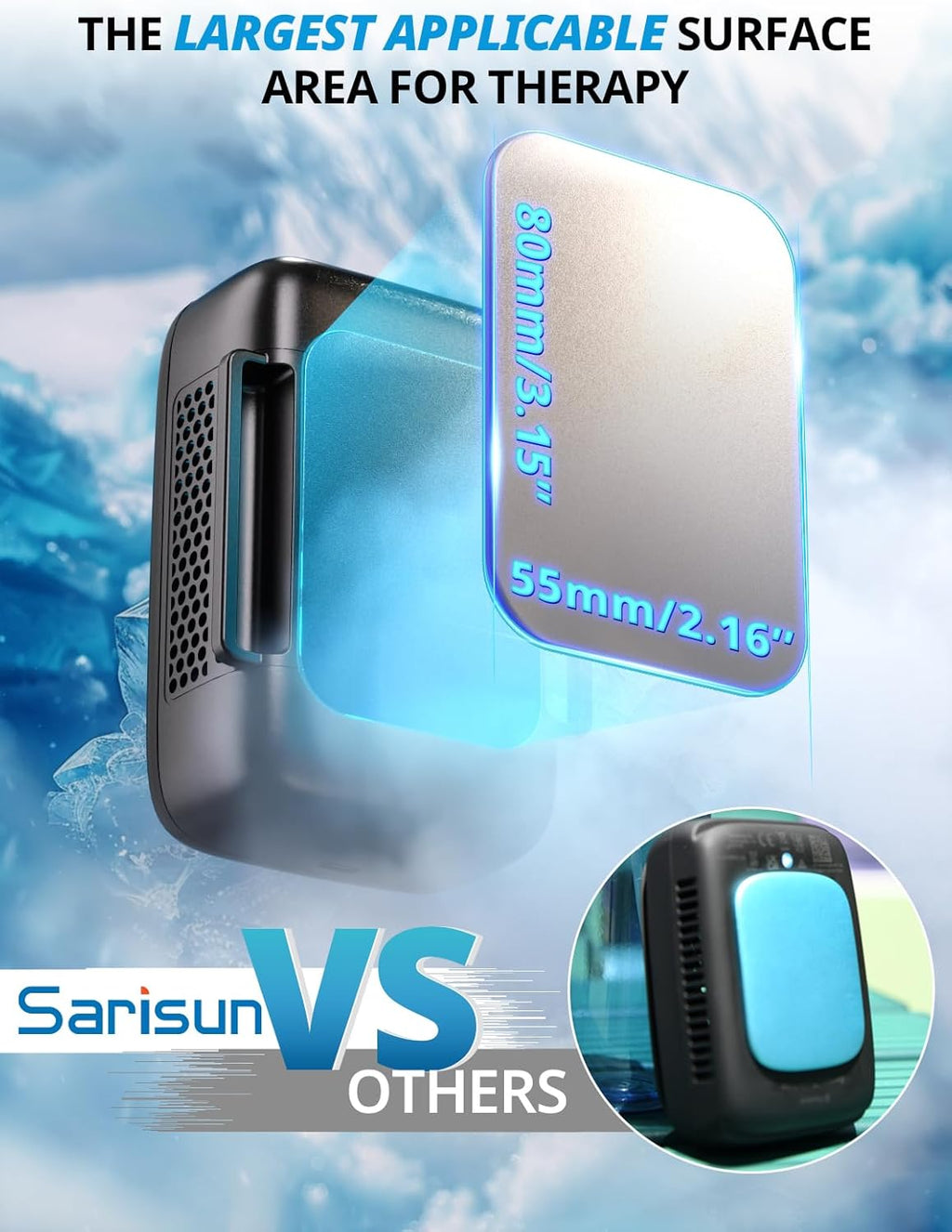 Cold Therapy Machine,Electric Heating Cooling Pad for Pain Relief,Sore Muscle and Joint Recovery for Sports Injuries in Knee,Shoulder, Legs,Cryotherapy,Cold Pad,Gifts for Men