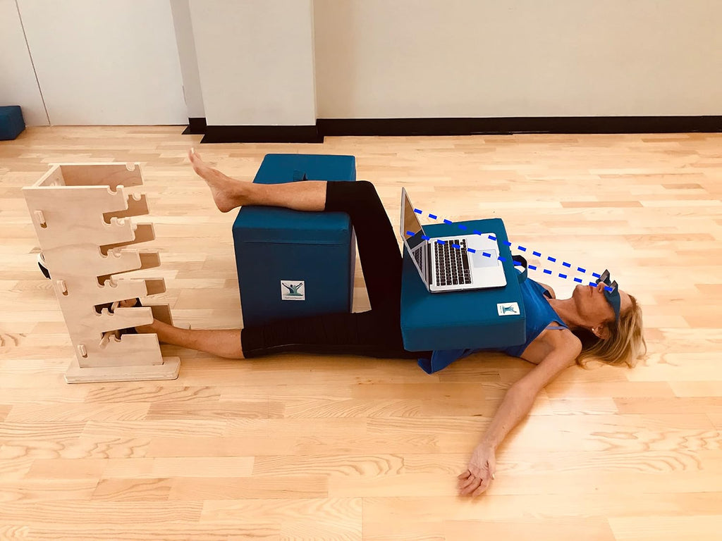 Pain Free-Posture Committed Foam Package (Blocks LARGE & 2 SMALL, Rolls LONG & SHORT, STRAP/Yoga Belt & Prism Glasses Bundle)-Used for All Posture Method Exercises-Back, Shoulder & Neck Pain