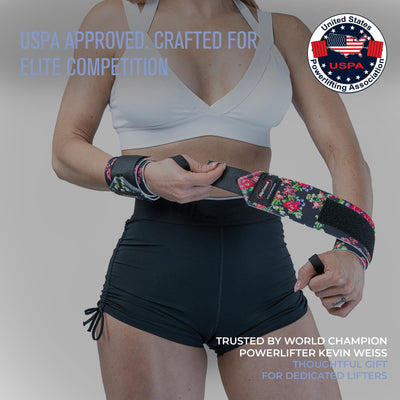 Rip Toned 18” Wrist Wraps - USPA Endorsed Wrist Straps for Weightlifting - Quality Wrist Support - Adjustable, Durable, Machine Washable - Gym Wraps for Powerlifting - for Men & Women