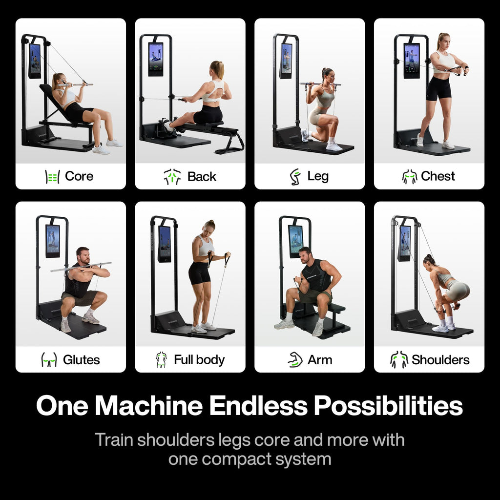 Speediance Home Gym, Smart AI-Powered Multi-Functional Smith Machine for Full Body Strength Training, All-in-one Gym Equipment, Digital Weight System, Workout Station, Squat Rack, Gym Monster 2