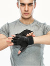 Men's Grip-Enhancing Gym Gloves for Pull-Ups