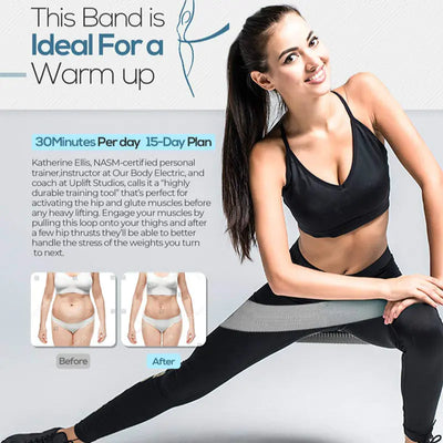 Yoga Resistance Bands for Strength Training and Stretching