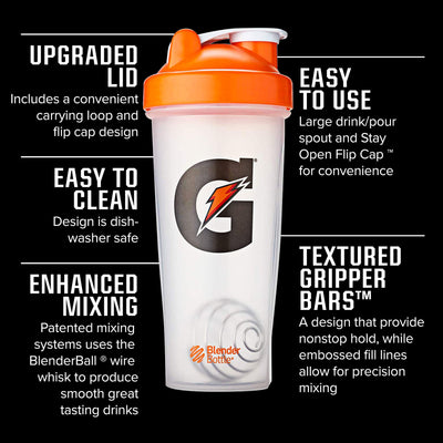 Gatorade Shaker Bottle for Gym , 28 Ounce, Plastic