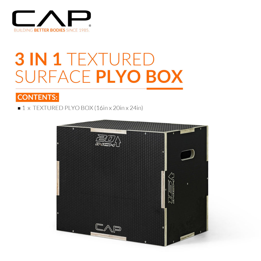 CAP Barbell 3-in-1 Plyometric Box | Multiple Styles and Sizes