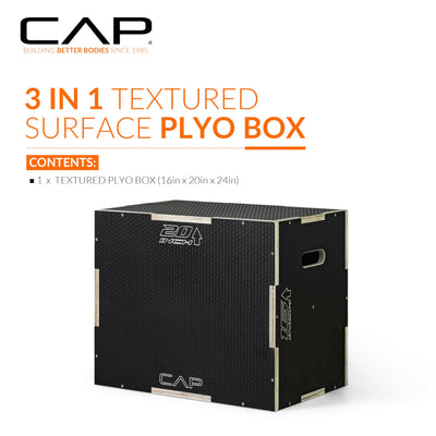 CAP Barbell 3-in-1 Plyometric Box | Multiple Styles and Sizes
